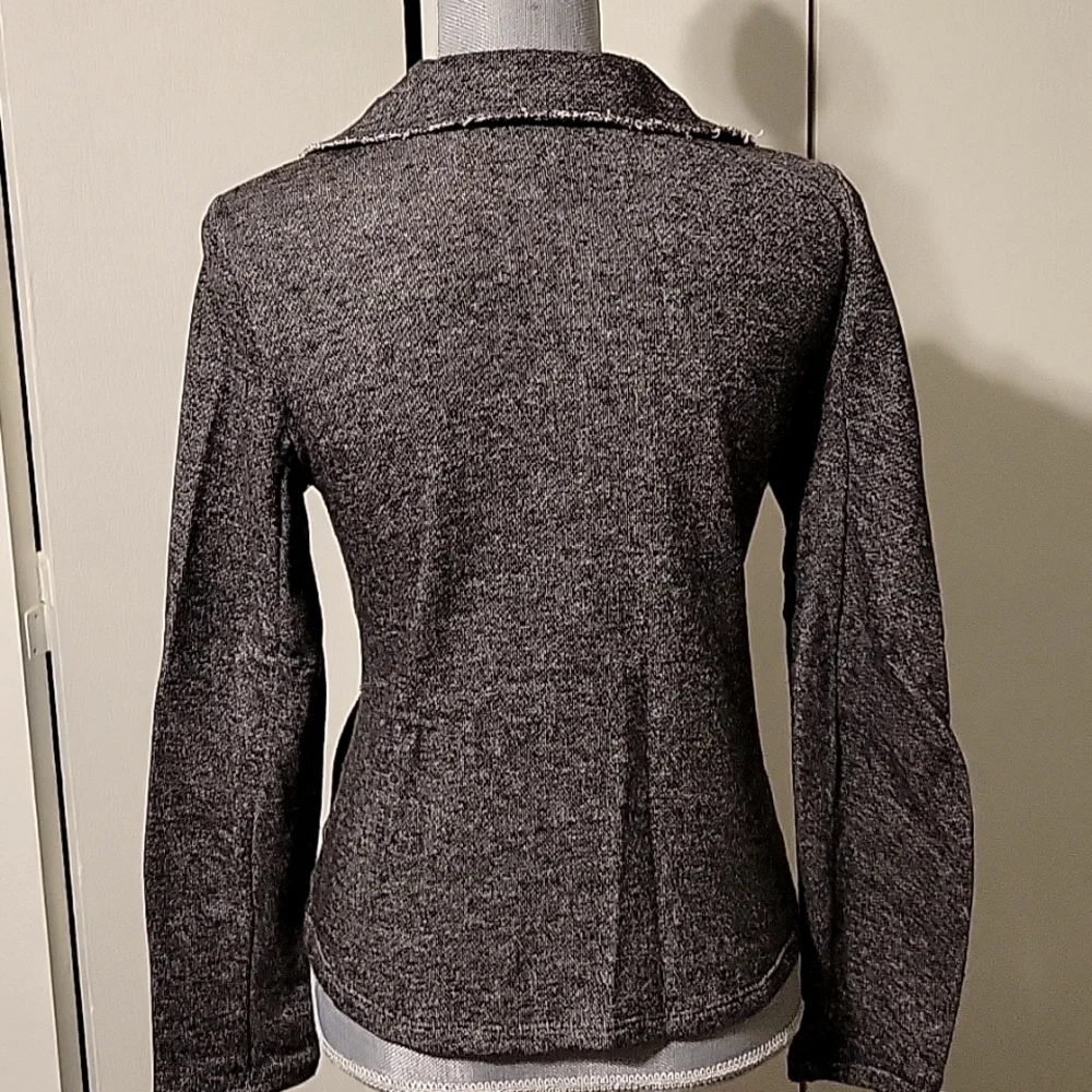 Bobeau lightweight gray moto jacket - Picture 2 of 7